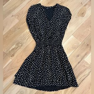 Rails Black and Beige Dress Size Small